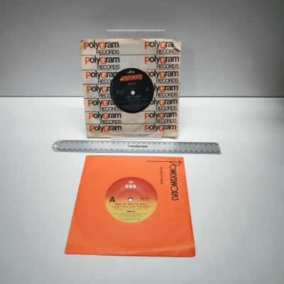Berlin 7" Vinyl Record Lot Take My Breath Away Top Gun Theme & Like Flames