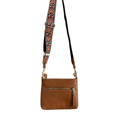 Miztique Brown Handbag with detachable strap 