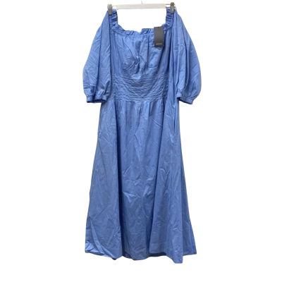 Country Road Womens  Size 16 Off Shoulder Dress 100% Cotton- New with Tags