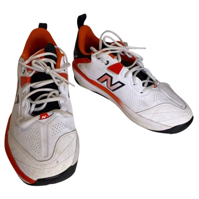 New Balance FuelCell CK4030v6 Mens  Size 10 Tennis Shoes Black  / Orange / White 