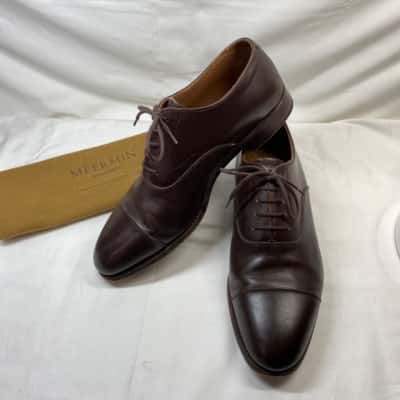 Meermin Mallorca Mens  Size 7.5 Dress shoes Brown 
