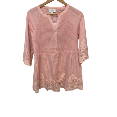 BNWT Established Womens Size 12 Pink Blouse 