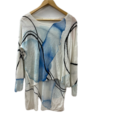 Sass & Bide Womens Top Size XS White/blue
