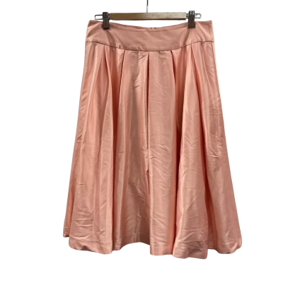 Review Womens  Size 12 Pleated Skirt Pink