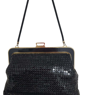 Glomesh Womens Evening Bag Black  