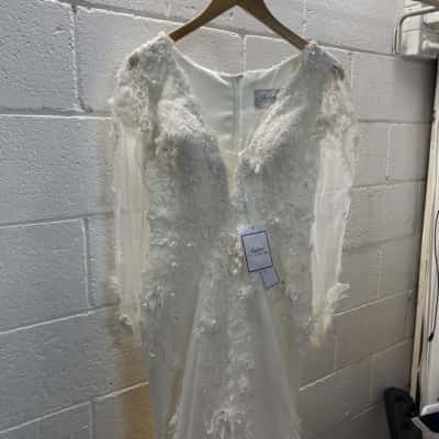 Jadore white label Womens  Size 8 Bridal Dress ivory 