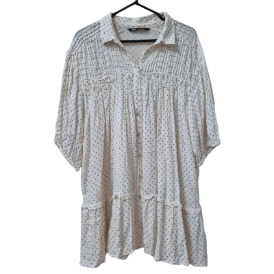 Zara Womens Dress Size S Pattern / White 