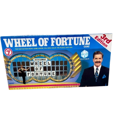 Vintage 1987 Wheel of Fortune Board Game