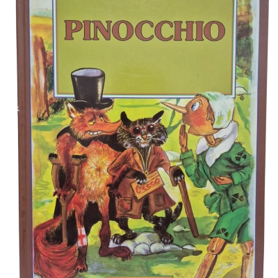Vintage - Hardcover italian edition of Pinocchio by Carlo Collodi - Published by Fratelli Melita Editori.