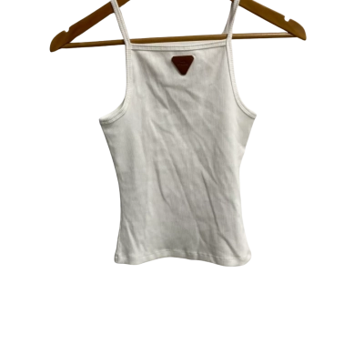 AJE Womens  Size XXS Singlet Top White 