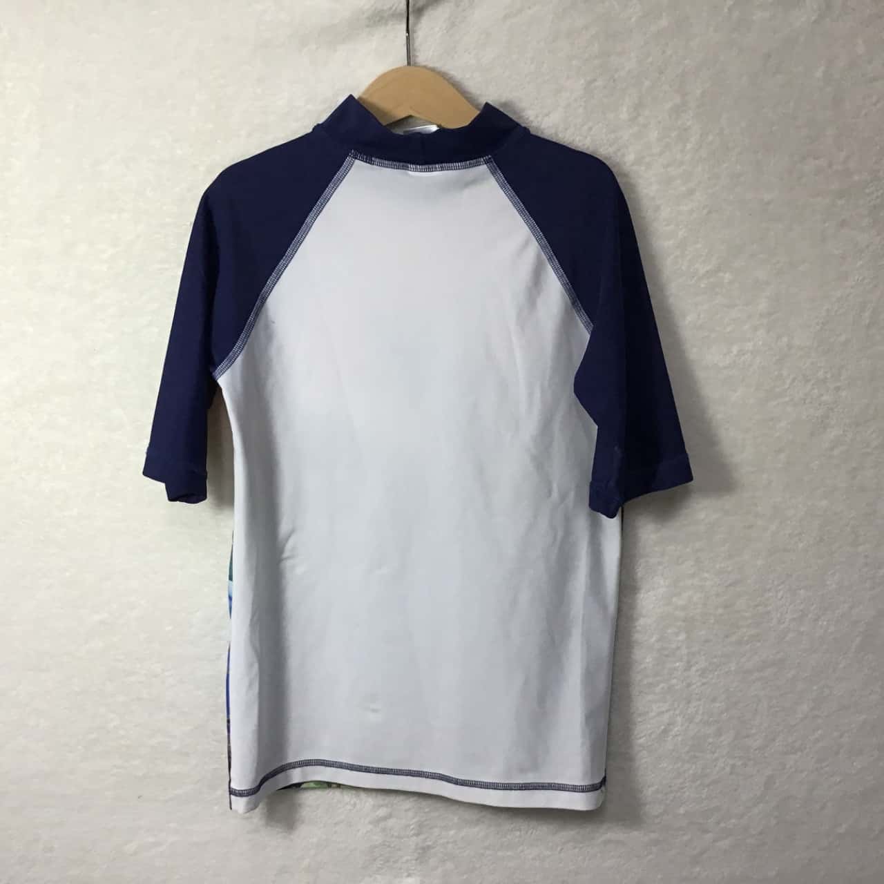 Target Boys Size 9 Navy Blue / White Dinosaurs Pattern Rashie Top