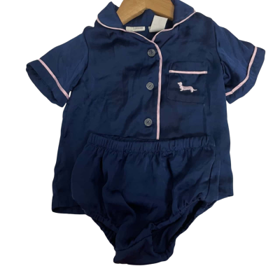 Peter Alexander Kids  Size 1 Navy Blue / Pink  