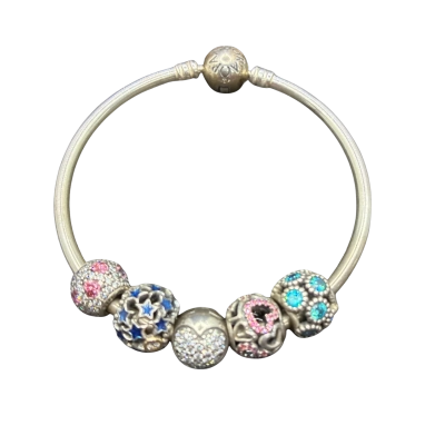 Pandora Womens Bracelet Multicoloured / Silver 