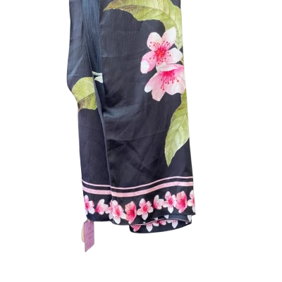 Ted Baker Peach Blossom Cape Scarf Black One Size BNWT