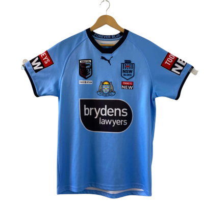NSW Blues 2022 Puma State of Origin Pro Home Jersey Men's Size L (RRP $189.99)