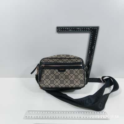 Mimco Womens Mim-Gram Crossbody Bag PreOwned 