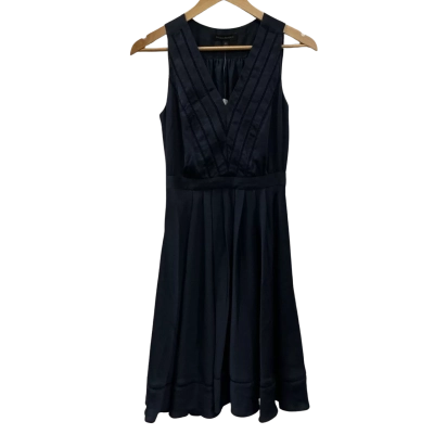 Banana Republic Womens  Size 00 Sleeveless Dress Navy Blue 