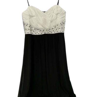 City Chic Womens Maxi Contrast Camill Size S Maxi Dress Black  / White | Brand New | RRP $179.95
