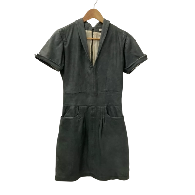 Flannel Womens  Size 1 Midi Dress Grey 