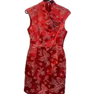  Womens  Size M Red padini dress