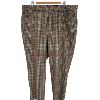 Women’s Ava + Viv Size 20 Checked Pants