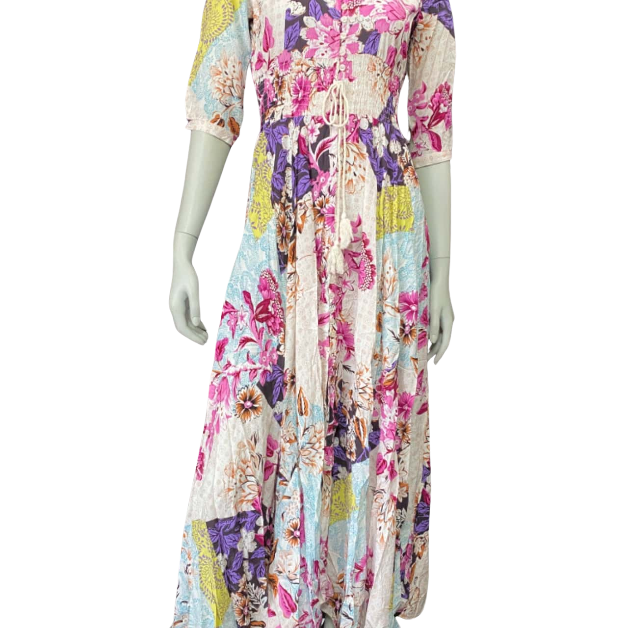Jaase Women’s Size XS Floral Dress / Maxi Dress Floral / White (s)