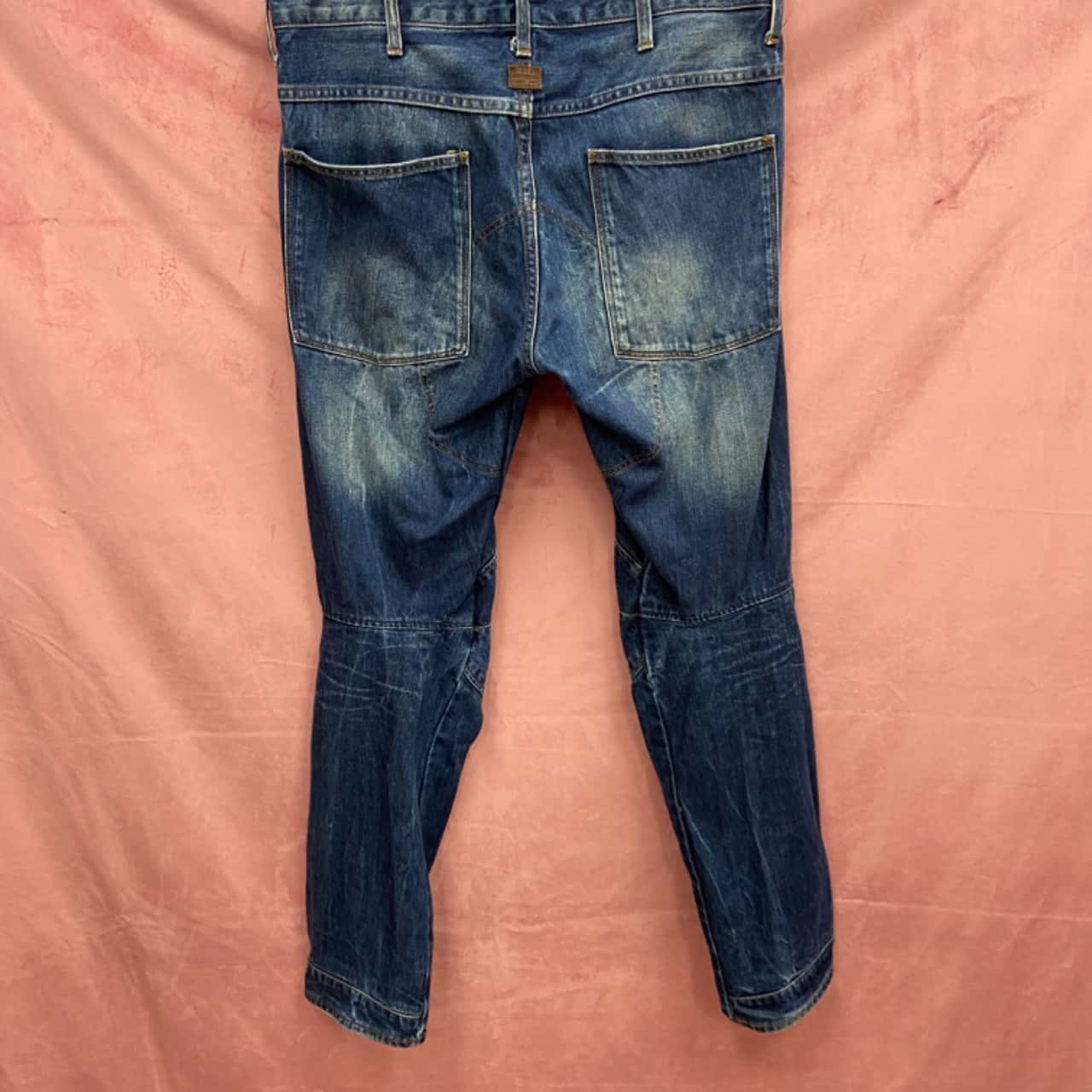 GStar Womens Size 32 Tapered Blue Jeans