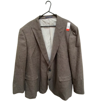 Johnny Bigg Mens  Size XXXXXXXL Blazer Blue / Brown / Off White 