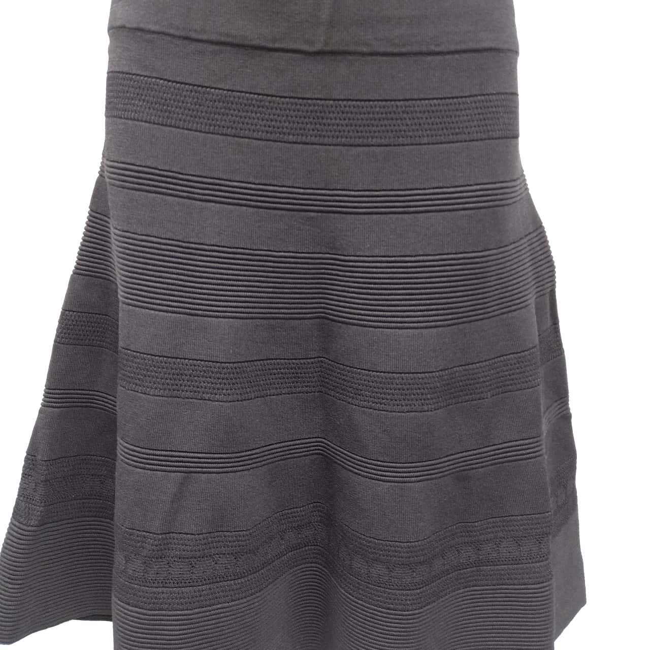 Portmans Size 16 Black Stretch Bengaline Classic Wardrobe Staple A Line Skirt | UK