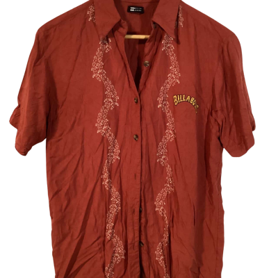 Billabong Mens  shirt Size M Burnt Orange 