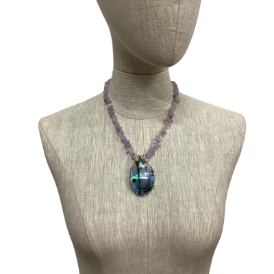  Essence of Freja Amethyst  Necklace Purple 