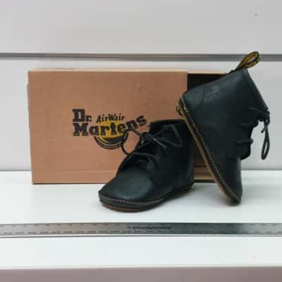 Dr Martens Kids Size 3 Shoes Navy Blue Lace Ups Preowned 