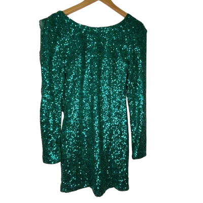 Tiger Mist Womens  Size 8 Cocktail Dress Green 