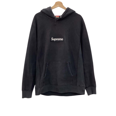 Supreme Mens  Size L Box Logo Hoodie Black  
