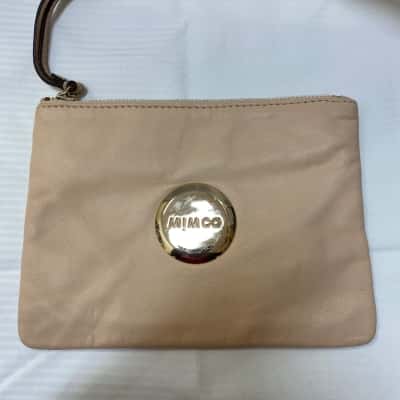 Mimco Womens Clutch Beige 