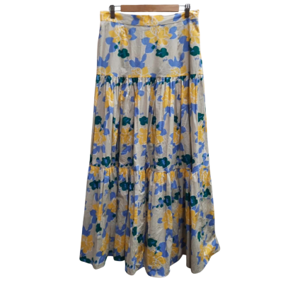 RUNAWAY Size 14 'Kaitlo' Tiered Maxi Skirt