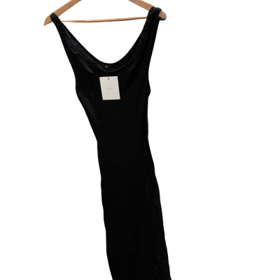 Dissh Womens  Size 14 Neck Midi Dress Black  