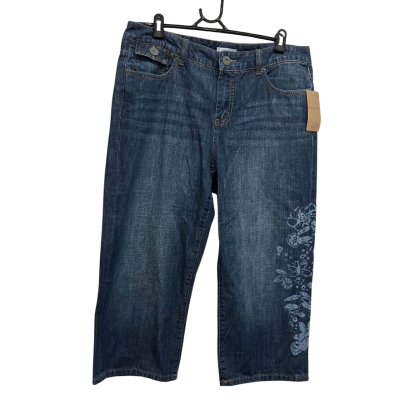 Coldwater creek Womens  Size 14 Cropped Jeans Blue 