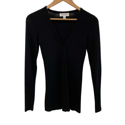 Country Road Womens  Size XXS Button-down Cardigan Black  