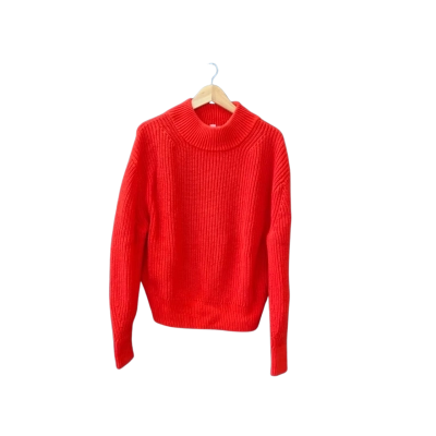 COS Size S Turtleneck Jumper Red 