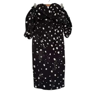 Sheike Size 8 Black/ White Dress