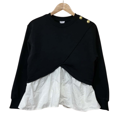 Brand New - Zara Kids Black Top - Size 11-12