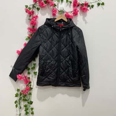 Guess Mens  Size M Padded Jacket Black  