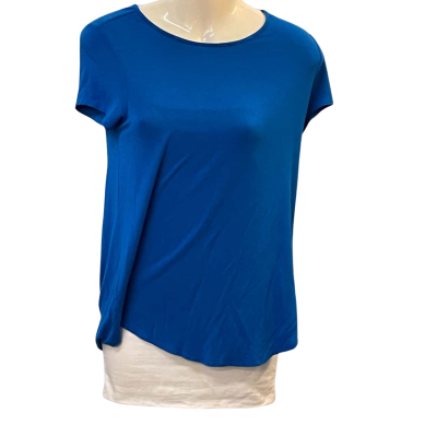 Witchery Womens  Size XXS Short Sleeve Shirt / T-shirts Blue 