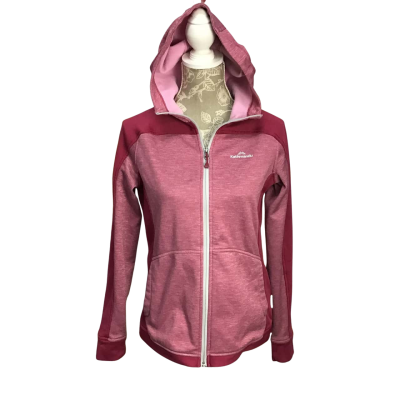 Kathmandu Pink Zip Up Fleece Hoodie