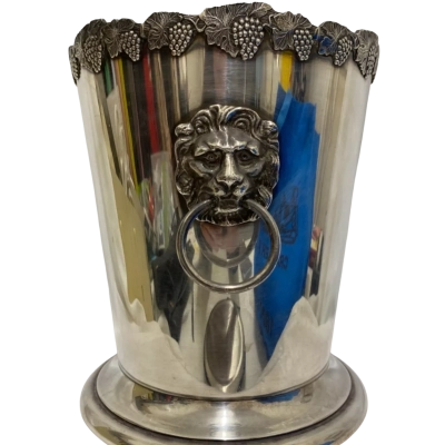 Vintage silver plated champagne bucket. Carrington, Reproduction, Old Sheffield plate