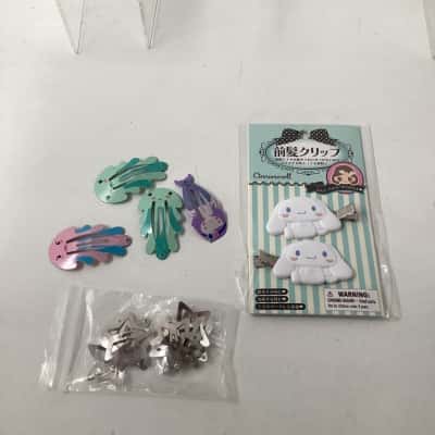 Kids Hair clips varios x 3 packs -see photo