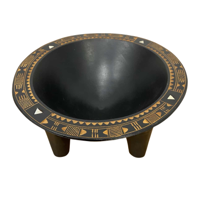 Hand Carved Fijian Kava Bowl - 22 cm