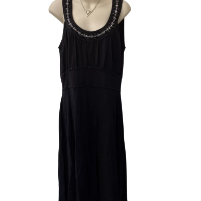 Heine Black Maxi Dress   Size 44   