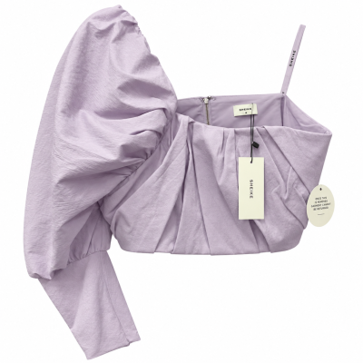 SHEIKE Women’s One Shoulder Cropped Top Purple Size 14 BNWT